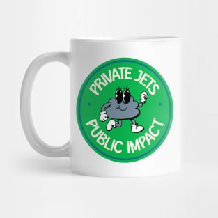 Private Jets, Public Impact - Support Green Energy Mug